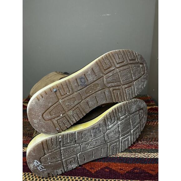 Keen Brown Leather Casual Bailey Lace Boot Womens size 6 cognac - Picture 9 of 9